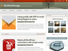 Tablet Screenshot of idowebdesign.ca